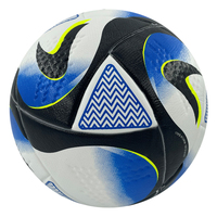 Ballon de football officiel de qualité supérieure en PU, thermocollé, imprimé sur mesure, taille 5, résistant à l'usure pour l'intérieur et l'extérieur, idéal pour l'entraînement