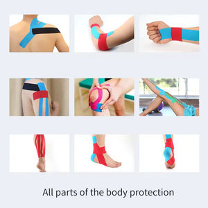 Vente en gros de ruban adhésif musculaire imperméable pour le sport, personnalisé, multicolore, kinesiologie, K Tape 5cm, colle acrylique, vente en gros de coton personnalisé - Product Image 5