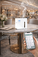 Meilleure Vente : Humidificateur Intelligent Commercial Électrique 500ml avec Panneau Tactile Métal & Acrylique, Diffuseur d'Arômes et de Parfums pour CVC