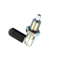 Piston à ressort rétractable M4 M5 M8, personnalisé OEM, en acier inoxydable, avec verrouillage automatique et écrou