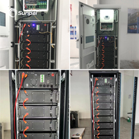 بطارية ليثيوم Sunpal الشمسية حزمة بطارية Lifepo4 عالية الجهد 100Ah 20kWh 30kWh 40kWh