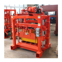 QTJ4-40 semi-automatique 4 5 6 8 pouces Verrouillage pavé creux petite entreprise idée ciment béton brique bloc faisant la machine