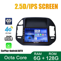 Pour Mitsubishi pajero V73 2004-2011 9 pouces appareil Double 2 Din octa-core Quad voiture stéréo GPS Navigation android voiture radio
