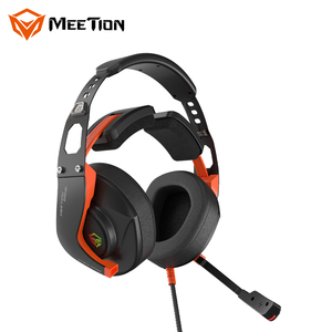MEETION MT-HP099 Black Orange 1.8m Long Cable <strong>with</strong> <strong>Volume</strong> <strong>Control</strong> Knob One Button Mute Headset Gaming <strong>Headphones</strong> - Product Image 3