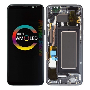 Écran de remplacement IPARTS pour Samsung Galaxy S8 SM-G950FD SM-G950W <span class=keywords><strong>G950F</strong></span> OEM AMOLED avec écran tactile et châssis avant - Product Image 1