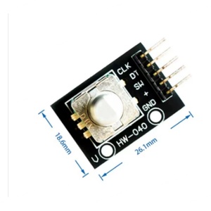 โมดูลตัวเข้ารหัสแบบหมุนได้ 360 องศา KY-040 พร้อมอินเทอร์เฟซ USB และบรรจุกล่อง - Product Image 2