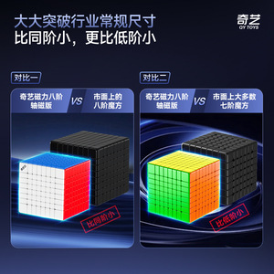 Qiyi 8x8 Magnetic Cube Advanced Educational <b>Puzzle</b> Toy for Children and Students Unisex Age 8 13 Years - Product Image 3