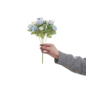 Arreglo Floral Artificial de Primavera, Rosa Marí<span class=keywords><strong>a</strong></span>, Decoración para el Hogar y Hoteles, Seda, Plástico, Realista, Moderno, Suave - Product Image 5