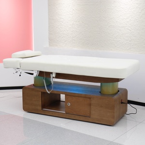 Lit de beauté électrique en bois massif, lit de massage pour salons de beauté et centres de santé, multifonctionnel pour massage corporel SPA et tatouage - Product Image 5
