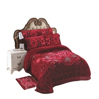 Luxuriöse Überwurfdecke Decken für Winter-Bettwäsche-Sets Polyester-Nurz-Decken