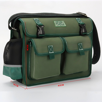 Bolsa de Lona Multifuncional para Herramientas, Bolsa de Hombro/Bandolera Resistente y Reforzada, Kit de Herramientas Impermeable