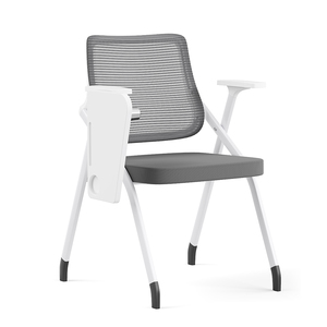Silla de Oficina Moderna, Transpirable, Apilable, de Malla, para Reuniones, Visitas, Capacitación, Plegable, con Tablero de Escritura, 3 Años de Garantía, al Mejor Precio - Product Image 4