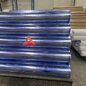 Film PVC souple transparent personnalisé par le fabricant JINSHI avec poudre pour l'emballage et la papeterie - Product Image 1