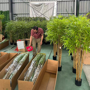 Albero di Bambù Artificiale Ecologico con Foglie in Plastica per Decorazioni Natalizie <span class=keywords><strong>e</strong></span> Pasquali - Product Image 6