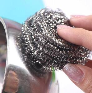 20 ग्राम 410 ग्रेड 1 पीसी स्टेनलेस स्टील कोलर स्पंज रसोई उपयोग की सफाई गेंद - Product Image 3