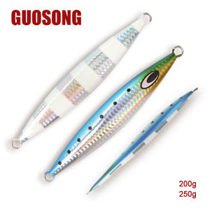 <span class=keywords><strong>Leurre</strong></span> de pêche métallique pour jigging rapide, <span class=keywords><strong>leurre</strong></span> jig en métal lourd avec effet phosphorescent, idéal pour les calamars, le snapper rouge et autres poissons de haute mer - Product Image 3