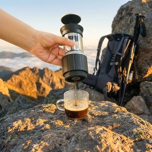 <span class=keywords><strong>Cafetera</strong></span> Espresso Portátil 4 en 1 de Funcionamiento Manual, Totalmente <span class=keywords><strong>Compatible</strong></span> <span class=keywords><strong>con</strong></span> Todos los Principales Sistemas de <span class=keywords><strong>Cápsulas</strong></span> y Café Molido, <span class=keywords><strong>Compatible</strong></span> <span class=keywords><strong>con</strong></span> OEM/ODM - Product Image 5
