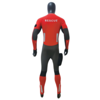 Combinaison de sauvetage aquatique personnalisée en néoprène haute visibilité pour les interventions d'urgence