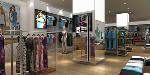 Quiosco <span class=keywords><strong>de</strong></span> exhibición <span class=keywords><strong>de</strong></span> <span class=keywords><strong>ropa</strong></span> personalizable para tienda <span class=keywords><strong>de</strong></span> centro comercial escaparate <span class=keywords><strong>de</strong></span> <span class=keywords><strong>ropa</strong></span> <span class=keywords><strong>de</strong></span> diseño interior - Product Image 5