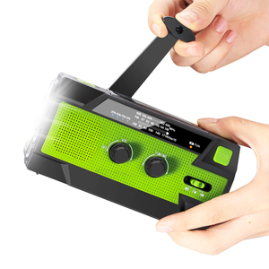 Radio AM/FM para Exteriores MD-090P Runningsnail, Banco de Energía Solar, Manivela, Carga USB, 4000mAh, Sirena SOS, LED Súper Brillante - Product Image 6