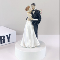 Mariée et le marié résine décoration de mariage Dessert Table gâteau décoration mariage Souvenir mariage poupée Couple cadeaux