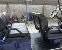 Mini-bus et voiture électriques tout-terrain 4 places à prix de gros, pour le tourisme, batterie au lithium, autonomie de 30 à 50 km