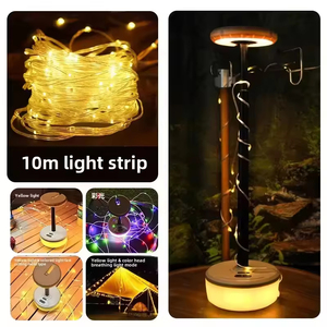 Camping Outdoor LED <b>String</b> <b>Lights</b> CE Certified IP44 Waterproof Portable Rechargeable Manual Control Dimming 50000 Hours Lifespan - Product Image 6