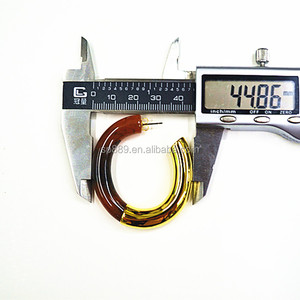 2025 nuovo arrivo <span class=keywords><strong>orecchini</strong></span> a cerchio in resina, - Product Image 3