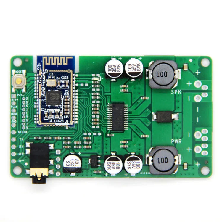 Bluetooth audio module TWS stereo 2X30W line-in Bluetooth 5.0 power amplifier board