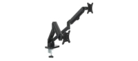 Support mural pour écran LCD Ergofirst en alliage d'aluminium, fixation C-Clamp, bras de support, capacité de charge de 2 à 10 kg, inclinaison de 65°, pour écrans de 10 à 32 pouces