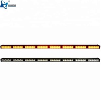 Barre lumineuse stroboscopique à double rangée, bâton de conseiller en trafic à LED ambre pour les camions LTDG9600-8