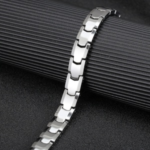 Gioielli Bio magnetici tungsteno bracciali uomo tungsteno braccialetto al neodimio magneti braccialetto per artrite - Product Image 3