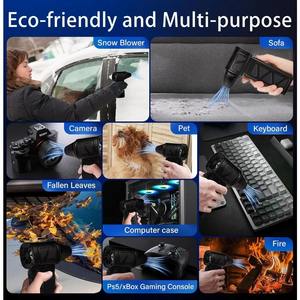 Soplador de Aire Inalámbrico Recargable, Ventilador Turbo de 5 Velocidades, Reemplaza la Lata de Aire Comprimido para PC, Teclado, Auto, Exteriores y Uso Doméstico - Product Image 2