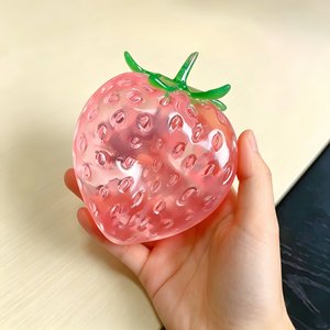 Juguete Sensorial Antiestrés de Vaselina con Forma de Fresa para Niños, Suave y Elástico, Regalo de Moda, Venta al Por Mayor de Fábrica - Product Image 2