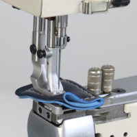HONKON Offre Spéciale HK-335 INDUSTRIEL Simple aiguille machine à coudre cylindre lit aliments composés peut convient aux peaux normales ou robuste
