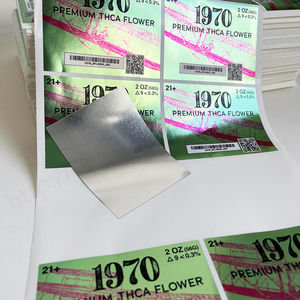 Autocollants de logo argentés légers pour étiquettes auto-adhésives imperméables pour animaux de compagnie - Product Image 2