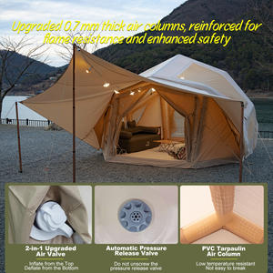 Coody Bestona Hava Çadırı-Bej Açık Hava Kamp Çadırı Büyük Lüks Şişme Çadır - Product Image 6
