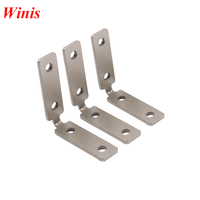 Support d'angle en fer robuste en forme de L, connecteur métallique à 90 degrés pour meubles, armoires et panneaux de bois