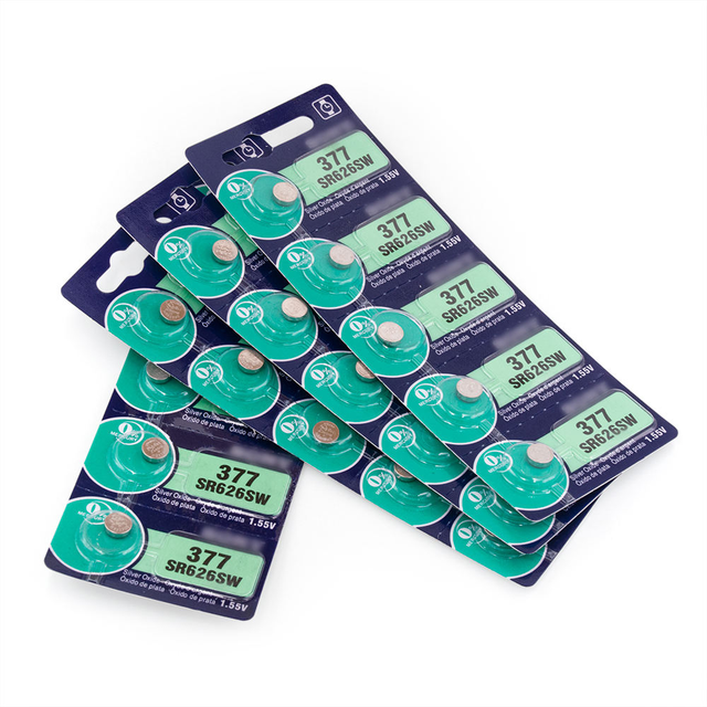 Silver Oxide Button Cell  1.55V Watch Home Appliances 364 371 377 395 337 379