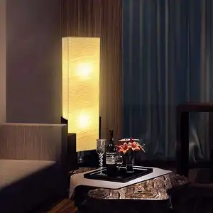 Modern otel için buruşuk buruşuk kağıt ile benzersiz tasarım standı ışıkları klasik zemin lambası