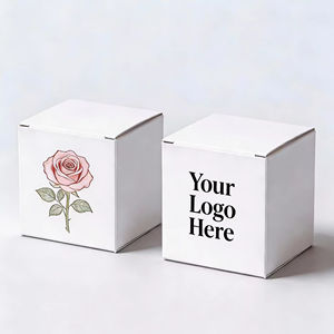 เทียนหอมถั่วเหลืองทำมือ ลายดอกไม้น่ารัก กลิ่นมะลิ ชุดของขวัญแต่งงาน/วันเกิดแบบกำหนดเอง สำหรับขายส่งช่วงคริสต์มาส - Product Image 5