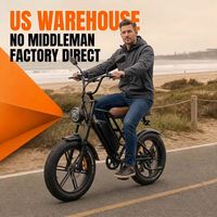 Vélo de montagne électrique OBX G60 1000W 48V 20Ah 960Wh pour les magasins d'articles de sport en plein air, entrepôt américain