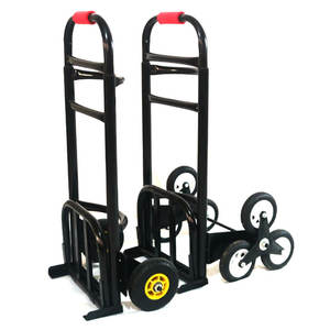 6 पहियों सीढ़ी चढ़ने कार लोहे ट्राली पोर्टेबल पुल ट्रक तह हाथ ट्राली - Product Image 2