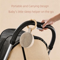 Machine à bruit blanc portable de haute qualité avec veilleuse et aide au sommeil pour bébé, dispositif de thérapie sonore en tissu