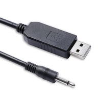 Prolífico USB Uart serie TTL 5V a 3,5mm 2 polos Jack Mono gato Cable de programación de gato CI-V IC-7100 IC-7200 IC-7300 CT-17