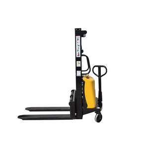 Apilador semiautomático de 2 toneladas y 3m, camión apilador de paletas, camión de elevación hidráulica, camión apilador semieléctrico - Product Image 1