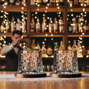 Nuovo Design Creativo 2025: Bicchiere da Whisky in Stile Vintage da 190ml con Incisioni, Bicchiere Rotante per <span class=keywords><strong>Brandy</strong></span> e Liquori - Product Image 2