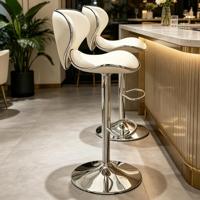 Tabouret de bar ergonomique en fer avec hauteur réglable pour la maison, le bureau, l'hôpital et l'école, design moderne