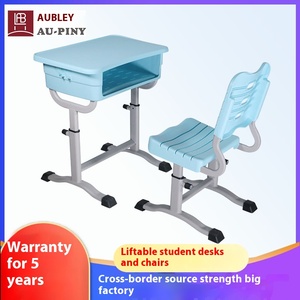 Wholesale SONYGE Modern Metal Study <b>Table</b> Chair Set for Primary & Secondary School Students <b>Adjustable</b> Height 1 Year Warranty ST - Product Image 4