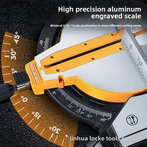 Sierra ingletadora deslizante <span class=keywords><strong>de</strong></span> 2800W y 14 pulgadas, máquina cortadora <span class=keywords><strong>de</strong></span> <span class=keywords><strong>madera</strong></span> y aluminio <span class=keywords><strong>de</strong></span> 355mm con posicionamiento láser, sierra <span class=keywords><strong>de</strong></span> mesa eléctrica <span class=keywords><strong>de</strong></span> sobremesa - Product Image 4